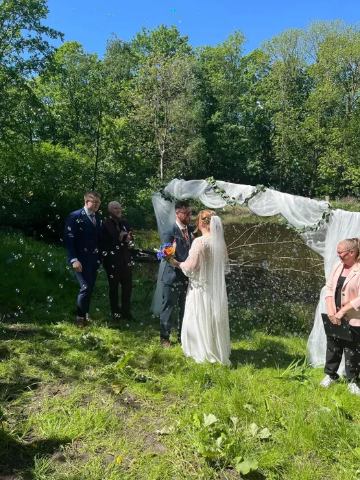A photograph from Joachim and Daniella's wedding