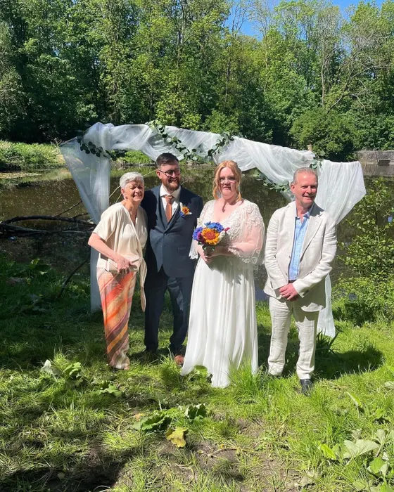 A photograph from Joachim and Daniella's wedding